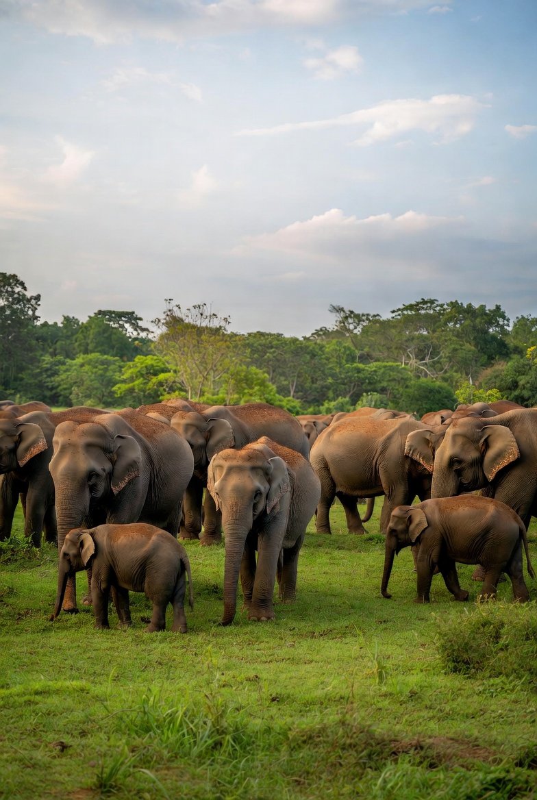 Minneriya Elephant Gathering